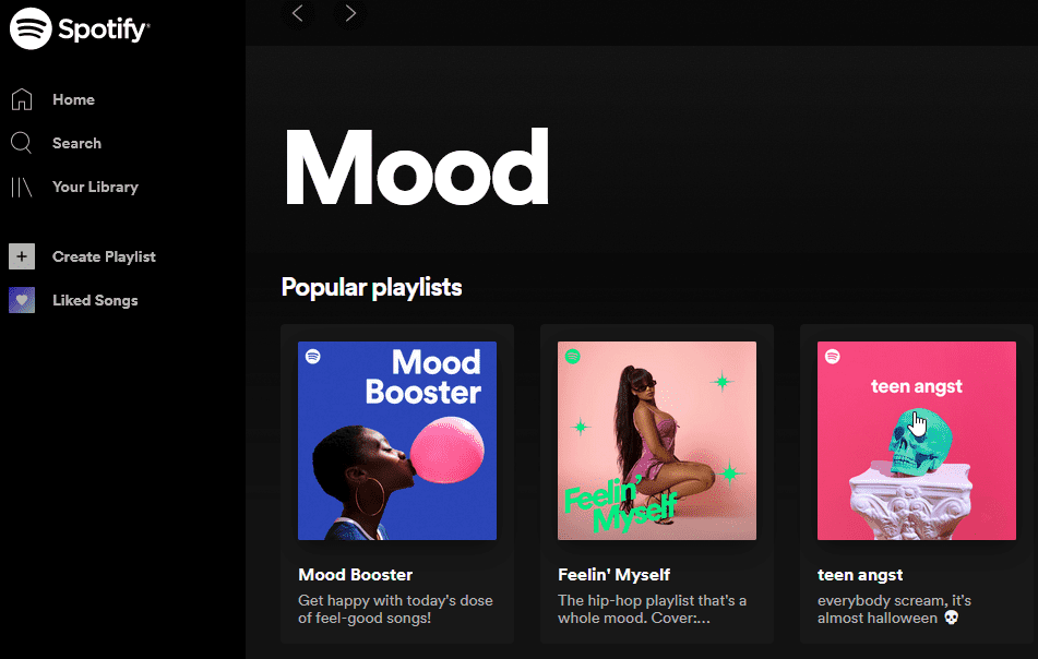 spotify mood booster